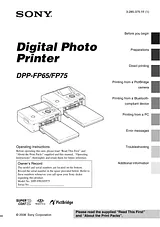 Sony DPP-FP65 Manual Do Utilizador