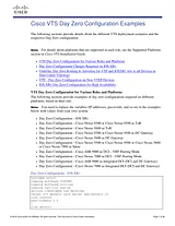 Cisco Cisco Virtual Topology System 2.1 インストールガイド