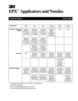 3M epx applicators and nozzles tech bulletin Benutzerhandbuch