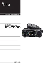 ICOM IC-7000 Gebrauchsanleitung