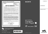 Sony D-NE20LS Manuel D’Utilisation