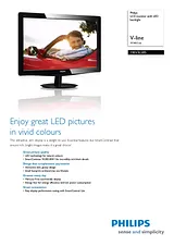 Philips LCD monitor with LED backlight 190V3LSB5 190V3LSB5/10 전단