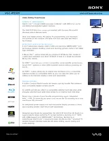Sony VGC-RT150Y Guia De Especificação