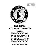 Hoshizaki F-1000MAF/-C Manuale Utente