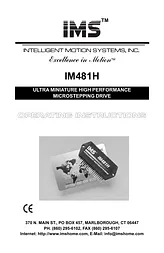 Intelligent Motion Systems Ultra Miniature High Performance Microstepping Drpive Справочник Пользователя