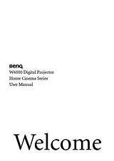 Benq w6000 Benutzerhandbuch