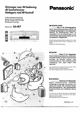 Panasonic sa-he7 Guía De Operación