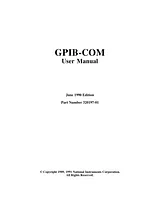 National Instruments GPIB-COM 用户手册
