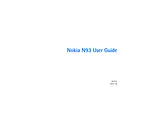 Nokia N93 Mode D'Emploi