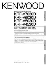 Kenwood KRF-V6030D Manual Do Utilizador