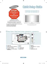 Samsung ln-26a450 Quick Setup Guide