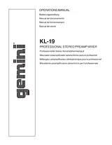 Gemini KL-19 Manuel D’Utilisation