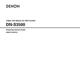 Denon DN-S3500 Manuale Utente