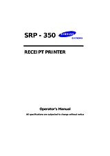 Samsung SRP - 350 Manuel D’Utilisation