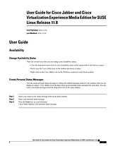 Cisco Cisco Virtualization Experience Media Edition for SUSE Linux Mode D'Emploi