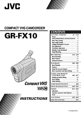 JVC GR-FX10 Руководство Пользователя