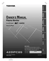 Toshiba 42DPC85 Manuale Utente