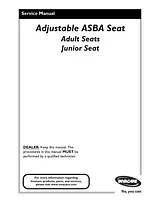 Invacare Adjustable ASBA Seat Manual Do Utilizador