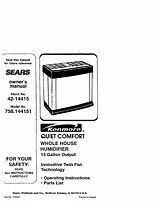 Sears 758.144151 Manuale Utente