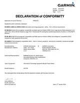 Garmin Vector S Declaration Of Conformity