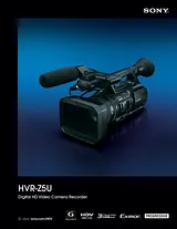 Sony HVR-Z5U Folleto