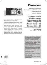 Panasonic SC-PM45 Справочник Пользователя
