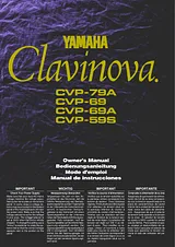 Yamaha CVP-59S Manual Do Utilizador