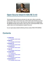 Cisco Cisco IOS XE 3.13S 라이센스 정보