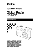 Konica Minolta KD-200Z Guía Del Usuario