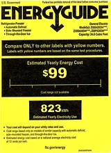 Monogram ZISS420DHSS Energy Guide