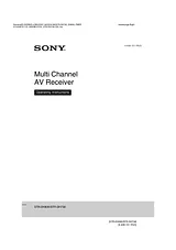 Sony STRDH840 Manual Do Utilizador