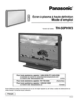 Panasonic th-50phw3u Guía De Operación