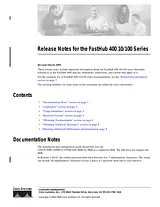 Cisco Cisco FastHub 412M 10 100 Repeater Release Notes