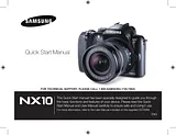 Samsung Galaxy NX10 Camera Guia De Configuração Rápida
