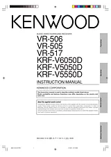 Kenwood KRF-V5050D Manual Do Utilizador