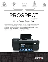 Lexmark Prospect Pro205 Volantino