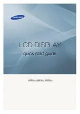 Samsung 460ex 550ex Guide D’Installation Rapide