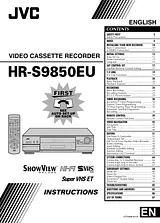 JVC HR-S9850EU Справочник Пользователя