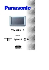 Panasonic tx-32pm1f 작동 가이드