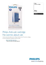 Philips Anti-calc cartridges CRP166 CRP166/01 Folheto