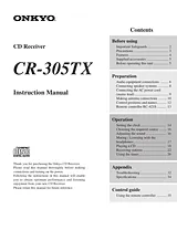 ONKYO CR-305TX Manual Do Utilizador
