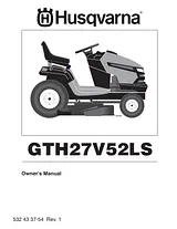 Husqvarna GTH27V52LS Manual Do Utilizador