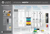 VIZIO VF550M Guide D’Installation Rapide