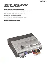 Sony DPP-MS300 Guide De Spécification