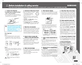 Samsung 4-Door Flex RF28K9070S Series Guide D’Installation Rapide