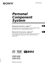 Sony CMT-A5 User Manual