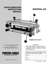 Porter-Cable 4210 & 4212 Manuel D’Utilisation