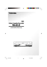 Toshiba W-412 ユーザーズマニュアル