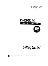 Epson ES-1000C Guía De Instalación Rápida