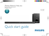 Philips Soundbar speaker HTL3160B 3.1 CH wireless subwoofer Bluetooth® and NFC HDMI ARC 200W クイック設定ガイド